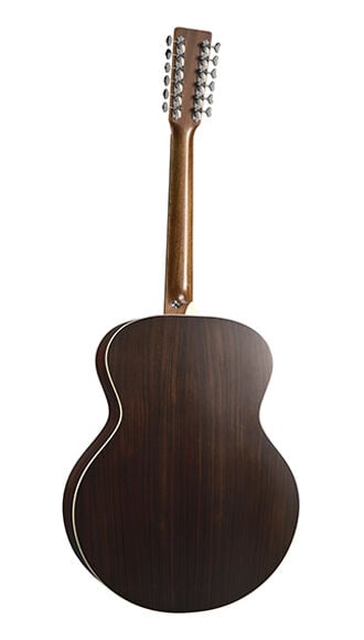 Back of Martin Grand J-16E 12 String Guitar